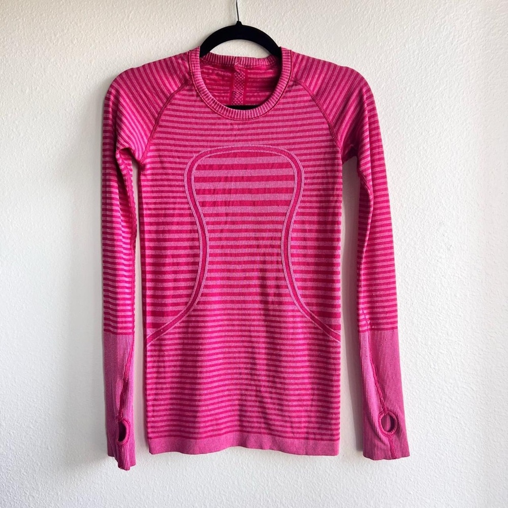 Lululemon Swifty Tech long sleeve crew with thumbholes